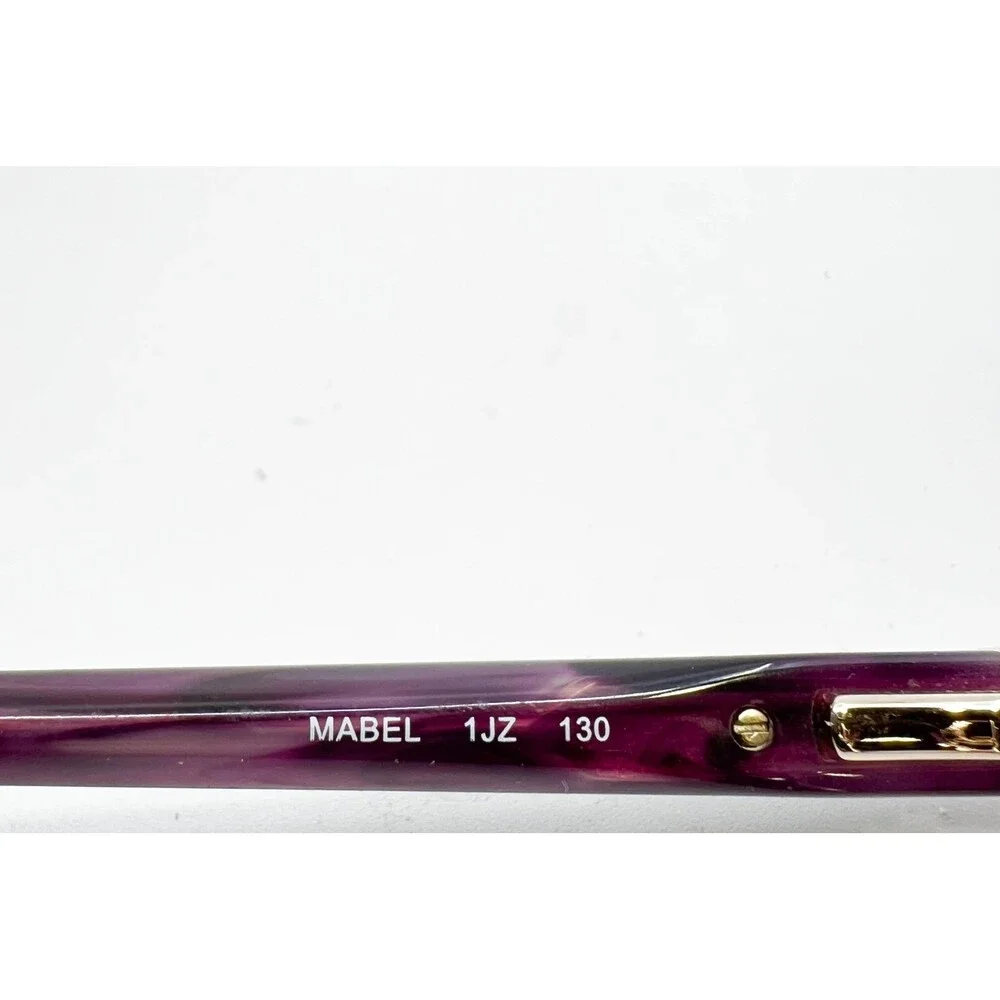 Banana Republic Eyeglass Frames Womens Purple Gold Mabel 1JZ 52-16-130 Small